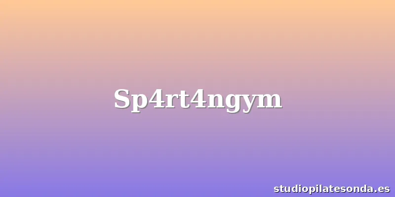 Sp4rt4ngym