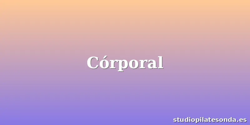 Córporal