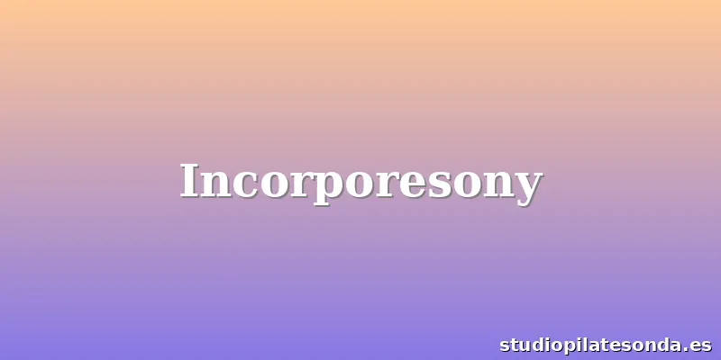 Incorporesony