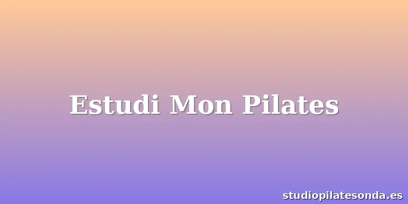 Estudi Mon Pilates